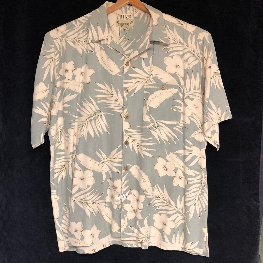 Paradise Coves Silk Hawaiian Tropical Shirt